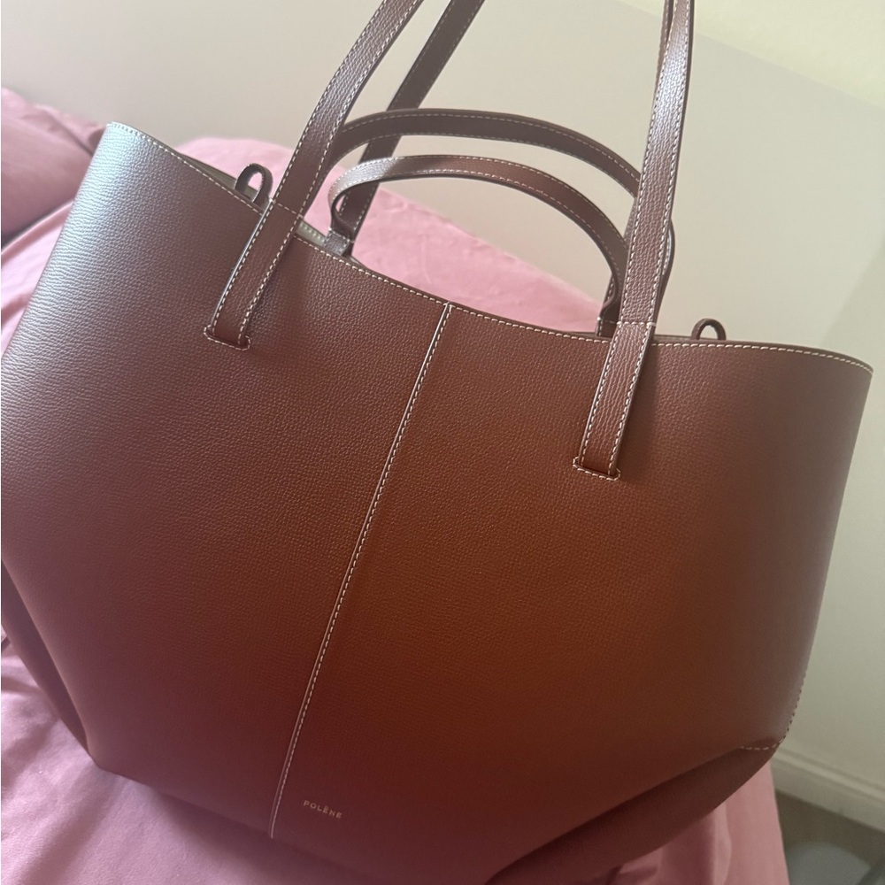 Polène Brown Tote Bag